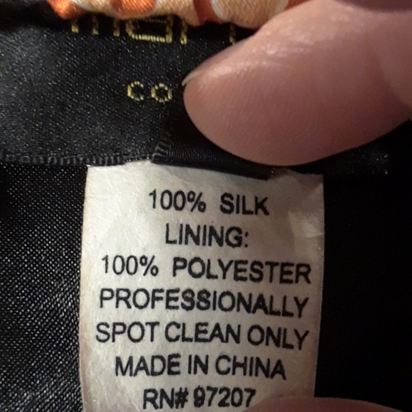 Silk beaded maxi by Mary L. Couture - Picture 9 of 10